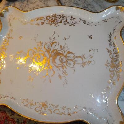 20 inch Hand painted French Limoges Serving Platter.