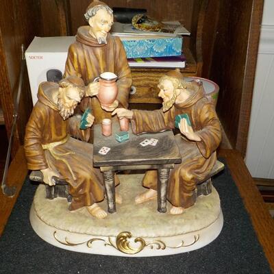 Stunning " Meissen Art Figurines Priest Dinner".