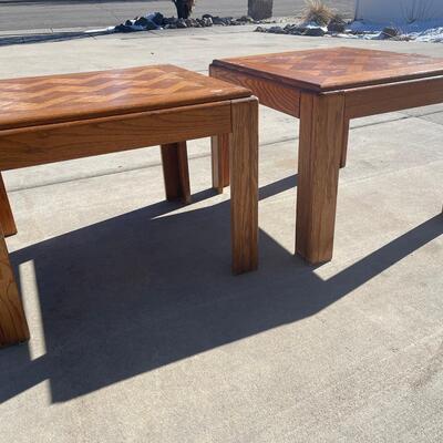 Wood End Tables