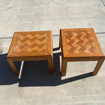 Wood End Tables