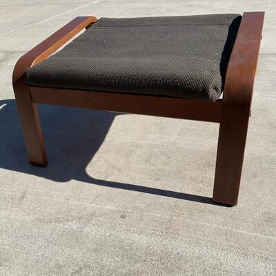 Cloth & Wooden Ottoman