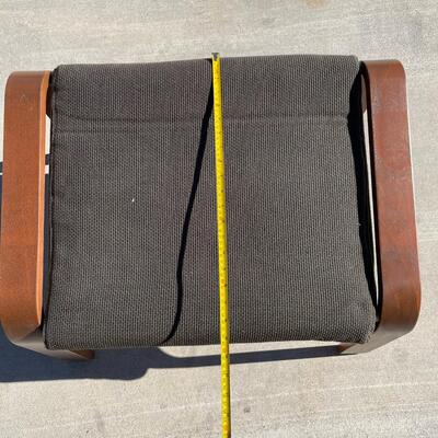 Cloth & Wooden Ottoman