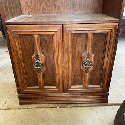 Wood Bookcase w/ Doors