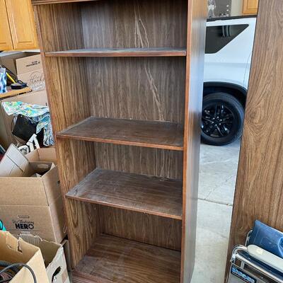 Wooden Bookecase w/ Adjustable Shelves