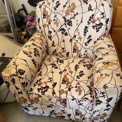 Floral Accent Chair