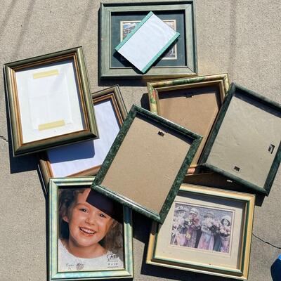 Various Size Green Frames