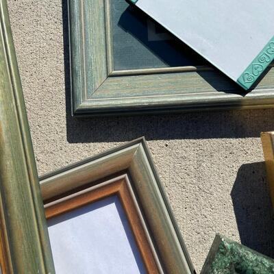 Various Size Green Frames