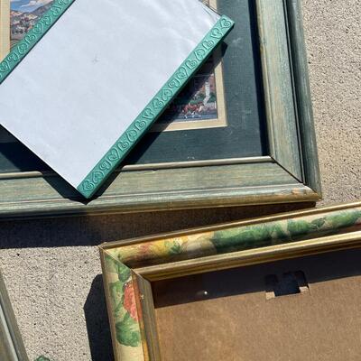 Various Size Green Frames