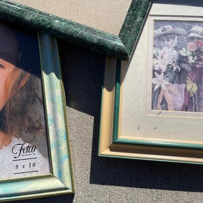Various Size Green Frames