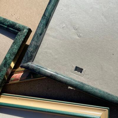 Various Size Green Frames