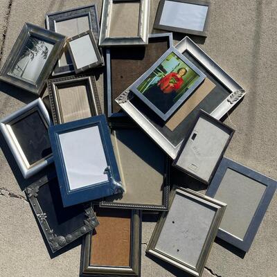 Large Collection of Silver Toned Frames