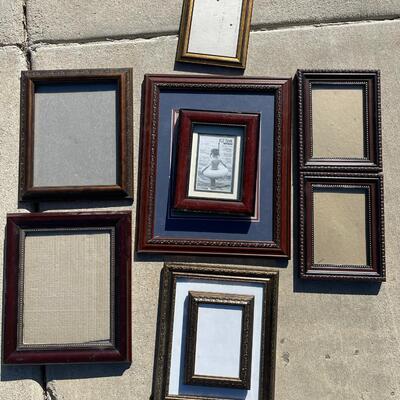 Various Sized Brown Frames