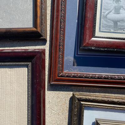 Various Sized Brown Frames