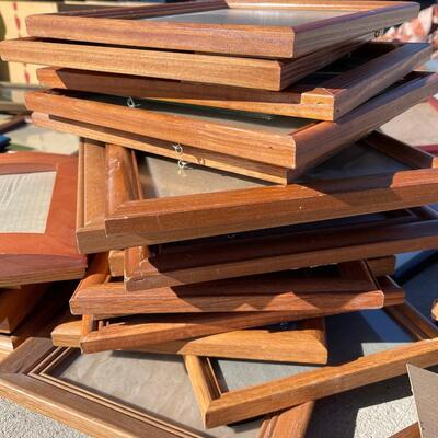Large Collection of Wooden Frames
