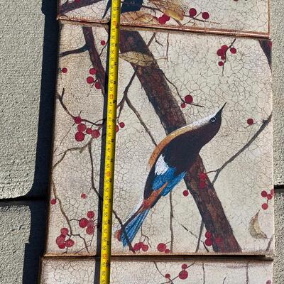 Set of Three Bird Artwork