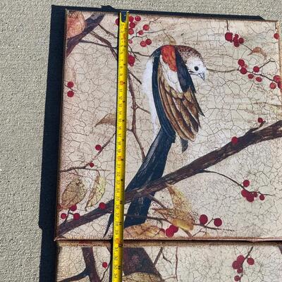 Set of Three Bird Artwork