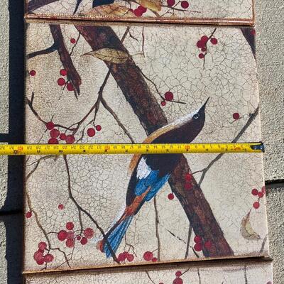 Set of Three Bird Artwork