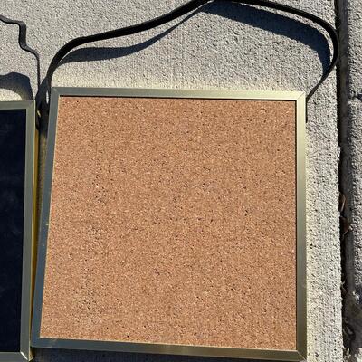 Double Sided Chalk Board/ Cork Board