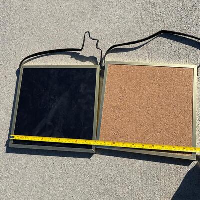 Double Sided Chalk Board/ Cork Board
