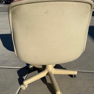 Pink and Tan Office Chair