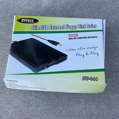Slim USB External Floppy Disk Drive