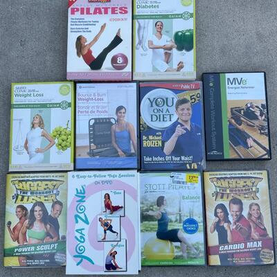 Lot of Workout DVDs