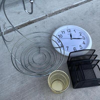 Fruit Holder, Clock, Pen Holder, Napkin Holder