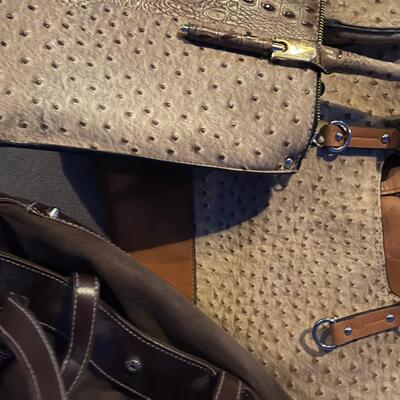 Three Brown Purses