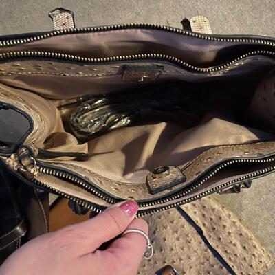 Three Brown Purses
