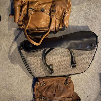 Three Brown Purses