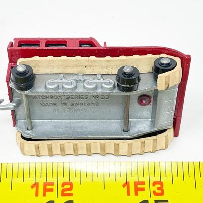 VINTAGE LESNEY MATCHBOX SERIES NO. 35 SNOW-TRAC w/ BOX - DAMAGED