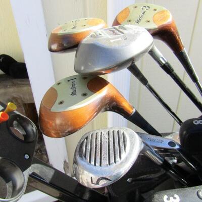 LOT 2  SET OF GOLF CLUBS, BAG AND SHOES