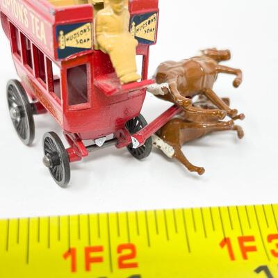 VINTAGE MATCHBOX LESNEY â€œMODELS OF YESTERYEARâ€ NO. 12 - LIPTONâ€™S TEA HORSE BUS