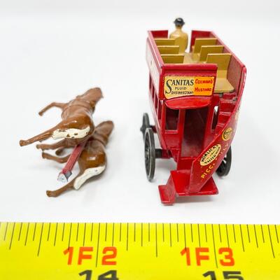 VINTAGE MATCHBOX LESNEY â€œMODELS OF YESTERYEARâ€ NO. 12 - LIPTONâ€™S TEA HORSE BUS