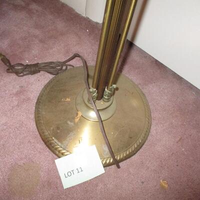 Candle Holder Style Brass Floor Lamp