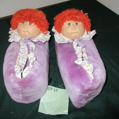 Cabbage Patch Style Slippers