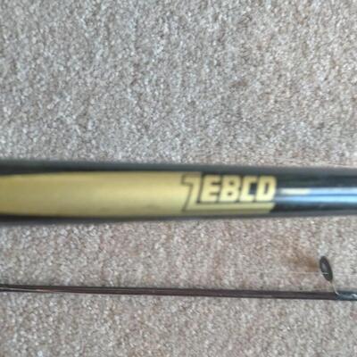 LOT 73 ZEBCO ROD AND REEL