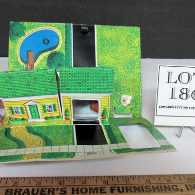 Vintage Hot Wheels Pop Up House and Car Port, No Car or Track
