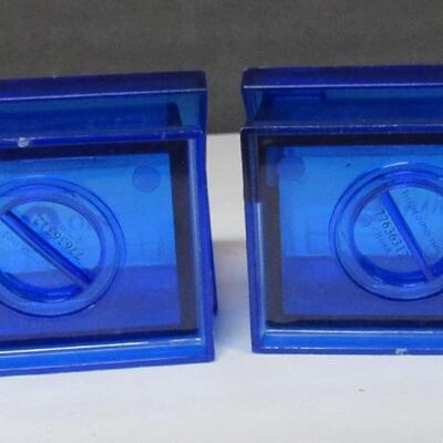 2 Blue BMO Harris Bank Plastic Banks