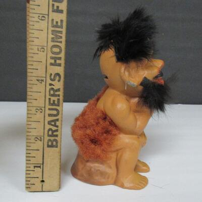Vintage Japan Cave Man Bank, Too Funny