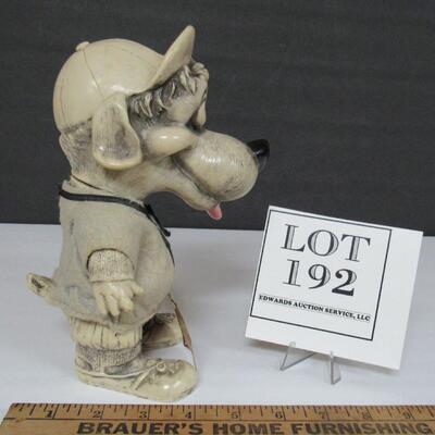 Nice Money In The Bank Baseball Dog Plastic Bank With Original Tag, 1977