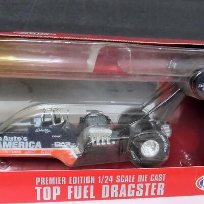 1997 Top Fuel Dragster Premier Edition, Shelly, 1/24 Scale In Original Box, Looks Unused