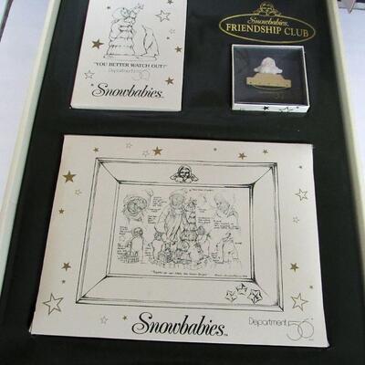 Vintage Snowbabies Friendship Club Boxed Set, Unused