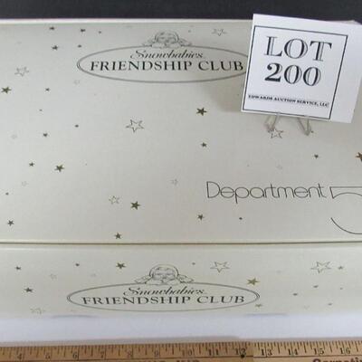 Vintage Snowbabies Friendship Club Boxed Set, Unused