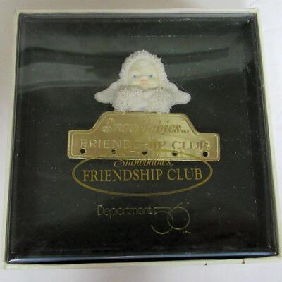 Vintage Snowbabies Friendship Club Boxed Set, Unused