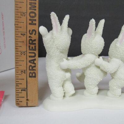 Dept 56 Snowbunnies, Let's Do The Bunny Hop, MIB