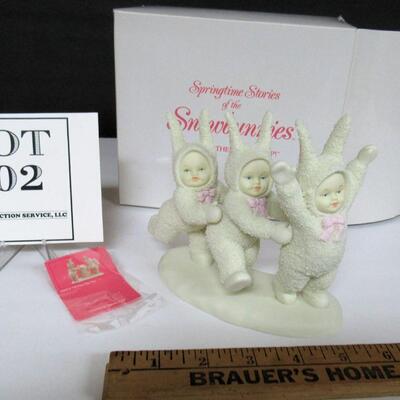 Dept 56 Snowbunnies, Let's Do The Bunny Hop, MIB