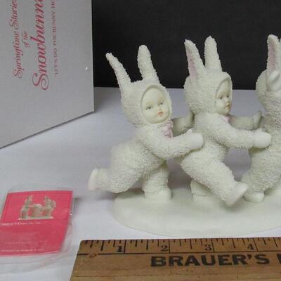Dept 56 Snowbunnies, Let's Do The Bunny Hop, MIB