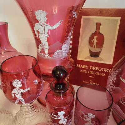 Lot of Vintage Fenton Mary Gregory
