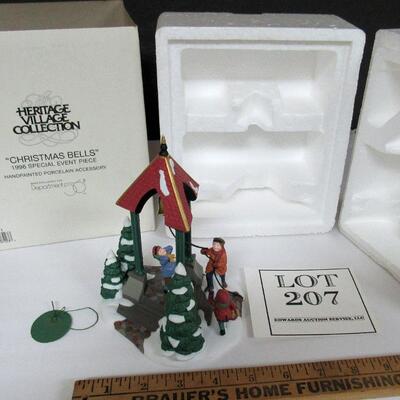 Dept 56 1996 Special Event Piece, Christmas Bells, Never Used
